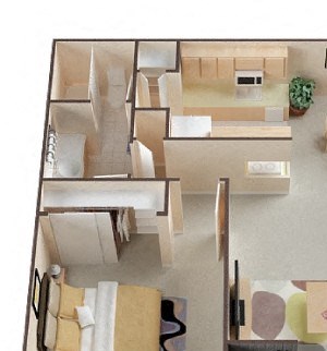 1 Bed Renovated